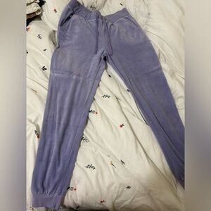 purple soft fashionova sweat suit pants